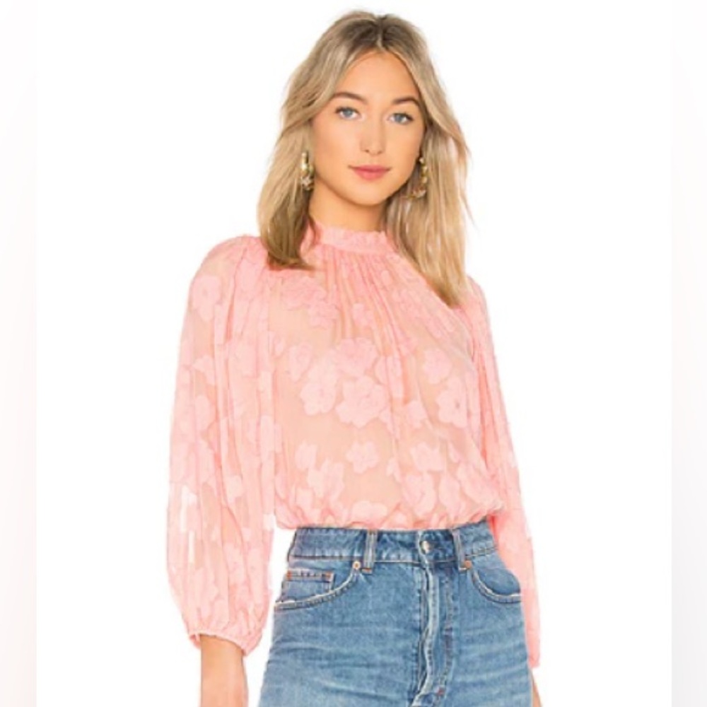 Sandrine Blouse in Bubblegum
ULLA JOHNSON
Color: Bubblegum